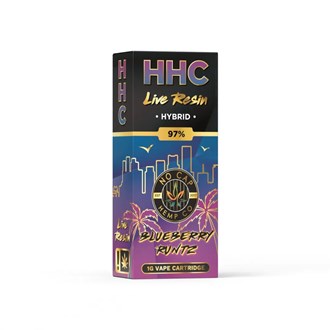 NoCap - HHC + Live Resin Vape Carts 1g Blueberry Runtz
